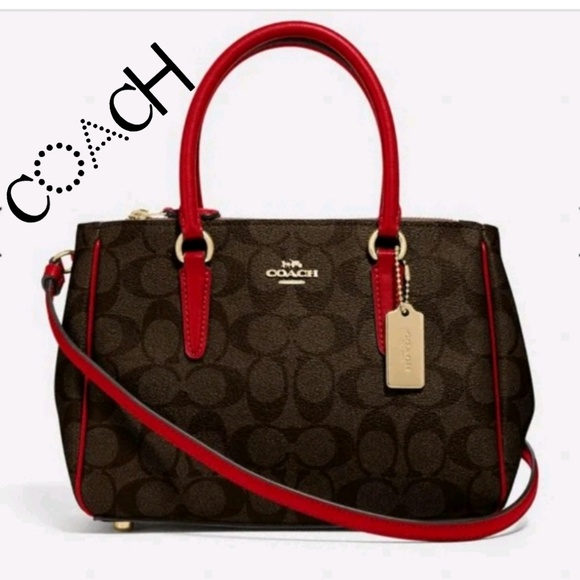 Coach Handbags - Coach bag in signature canvas- NWT